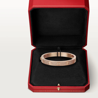 [Glitter Jewelry]LOVE BRACELET 6.1MM DIAMOND-PAVED