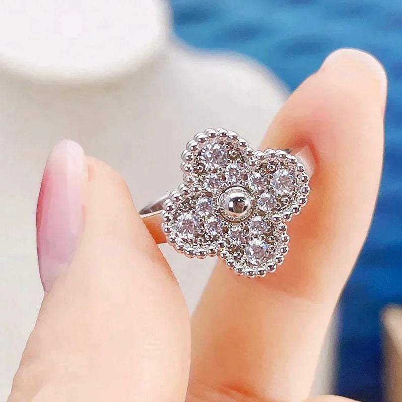 [Glitter Jewelry]CLOVER DIAMOND RING