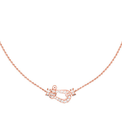 [Glitter Jewelry]FORCE 10 PINK GOLD DIAMOND NECKLACE