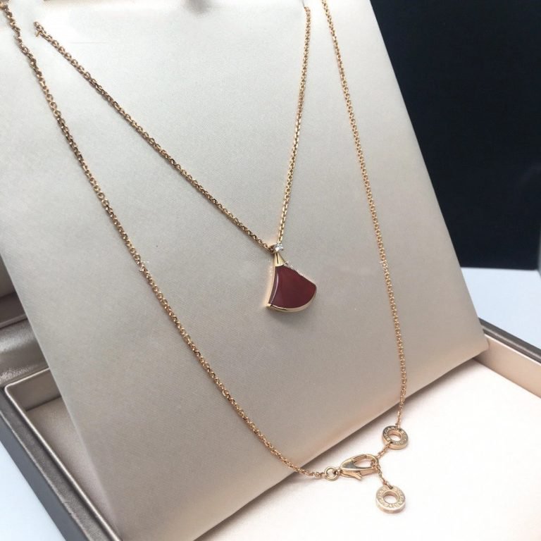 [Glitter Jewelry]DREAM NECKLACE CARNELIAN 1 DIAMOND