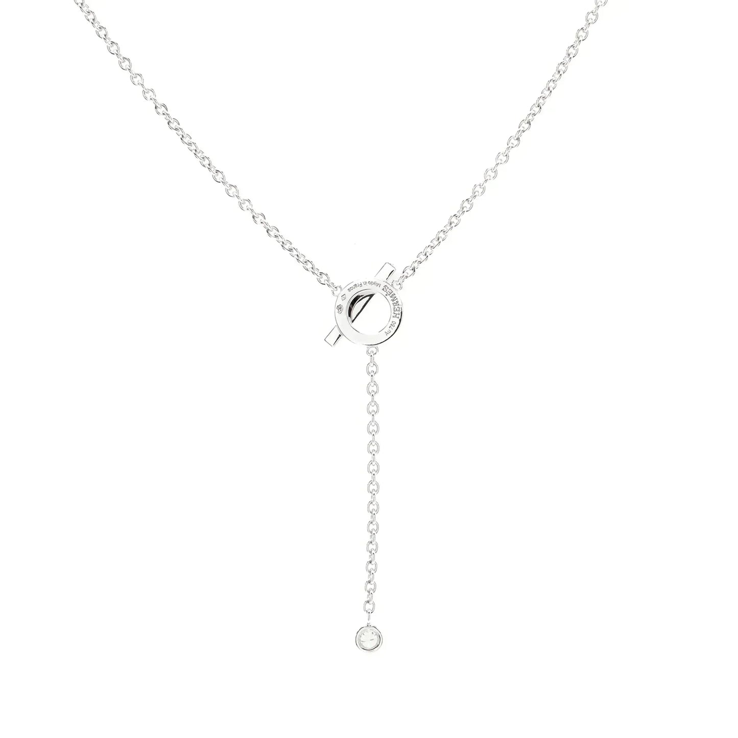 [Glitter Jewelry]FINESSE SILVER DIAMOND NECKLACE