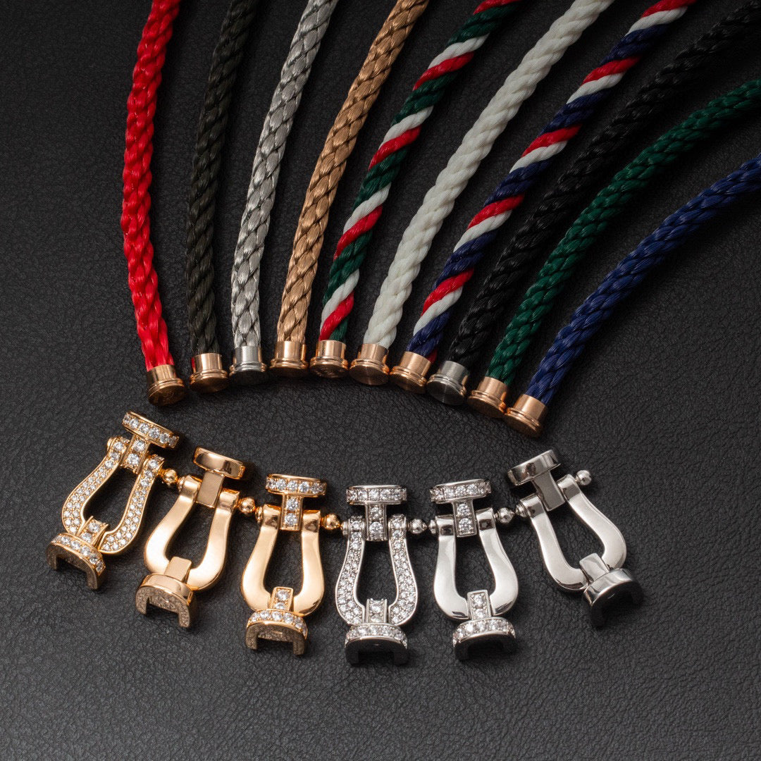 [Glitter Jewelry]FORCE LARGE HORSESHOE NO DIAMOND BRACELET ROSE GOLD