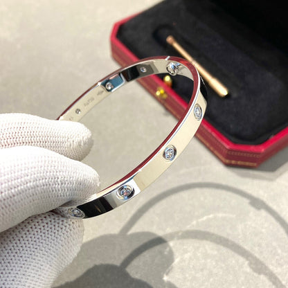 [Glitter Jewelry]LOVE BRACELET 6.1MM 10 DIAMONDS
