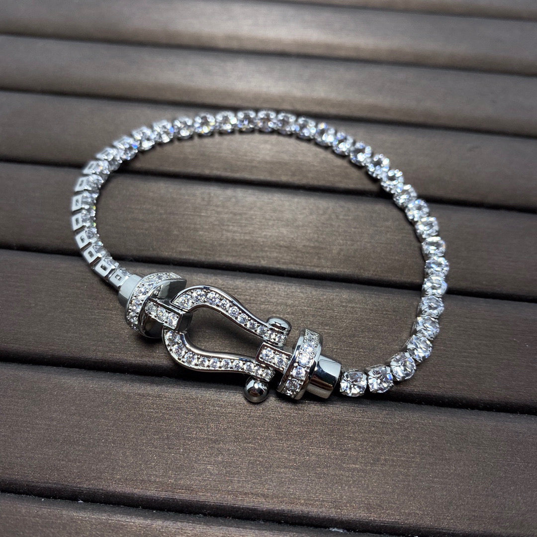 [Glitter Jewelry]FORCE  HORSESHOE  DIAMOND TENNIS BRACELET