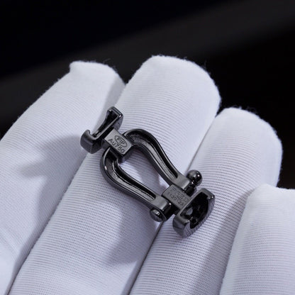 [Glitter Jewelry]FORCE LARGE SERIES HORSESHOE BLACK SAMURAI BRACELET