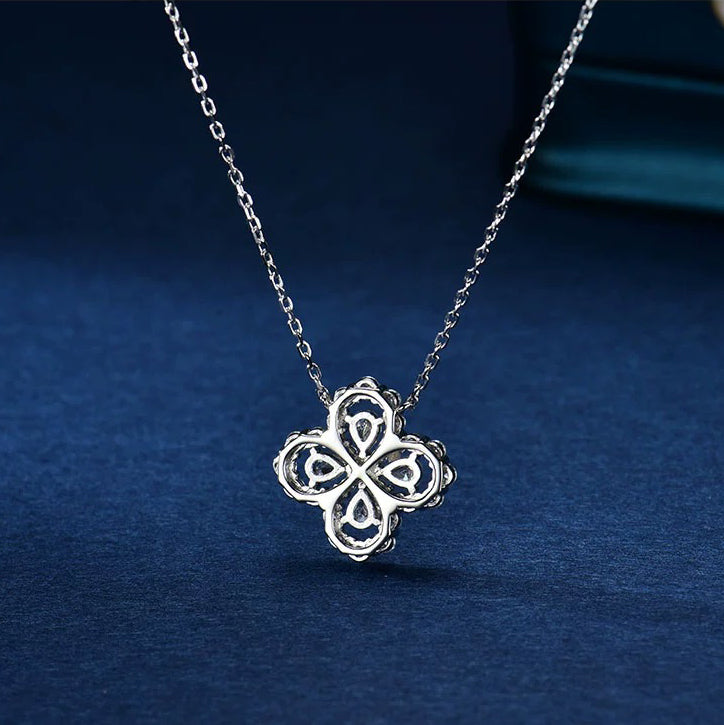[Glitter Jewelry]LOOP NECKLACE FULL MOTIF DIAMOND 16MM MULTIPLE COLORS