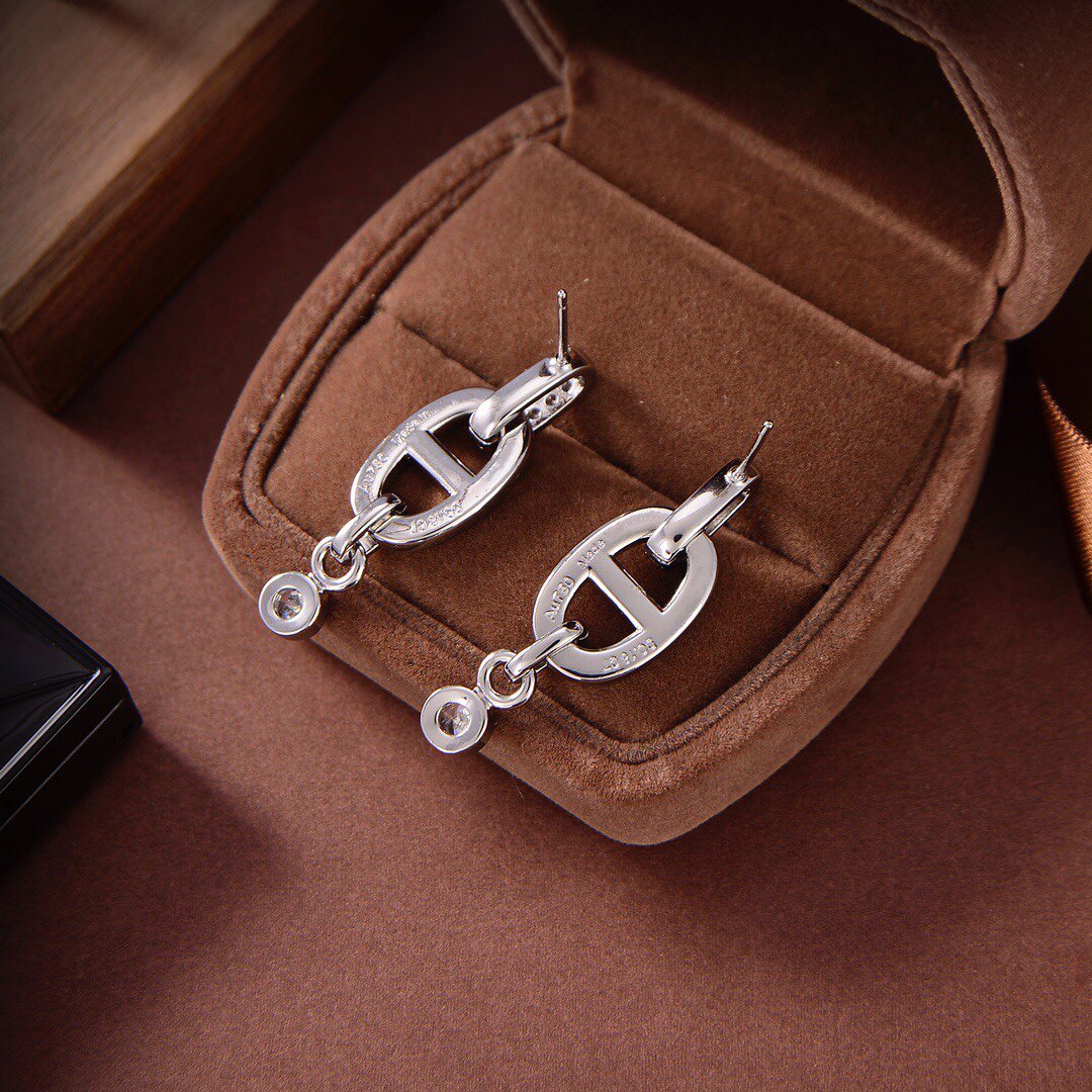 [Glitter Jewelry]HM CHAINE DIAMOND EARRINGS