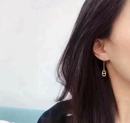 [Glitter Jewelry]CHAINE TASSEL EARRINGS