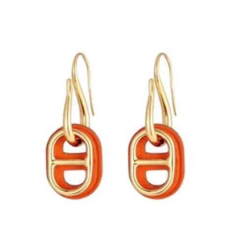 [Glitter Jewelry]HM O'MAILLON GOLD EARRINGS