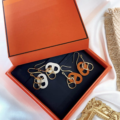 [Glitter Jewelry]HM O'MAILLON GOLD EARRINGS