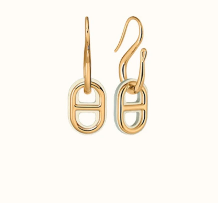 [Glitter Jewelry]HM O'MAILLON GOLD EARRINGS