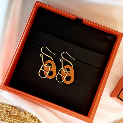 [Glitter Jewelry]HM O'MAILLON GOLD EARRINGS