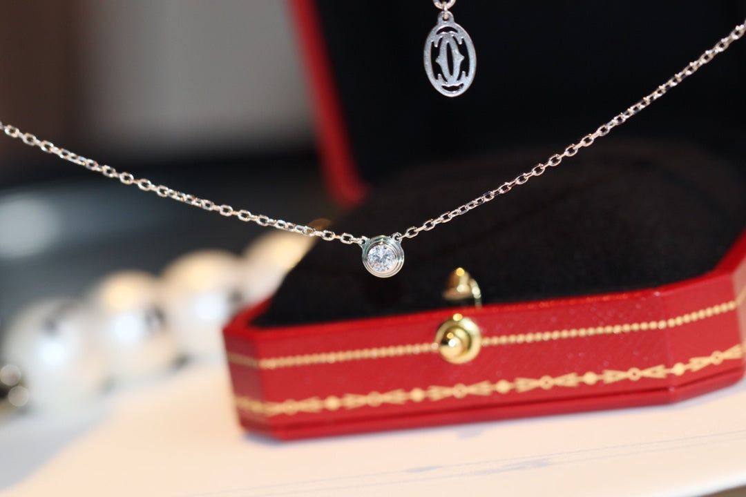[Glitter Jewelry]DAMOUR DIAMOND NECKLACE
