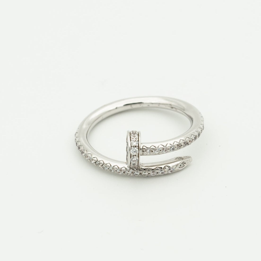 [Glitter Jewelry]JUSTE RING 1.8MM SILVER DIAMONDS