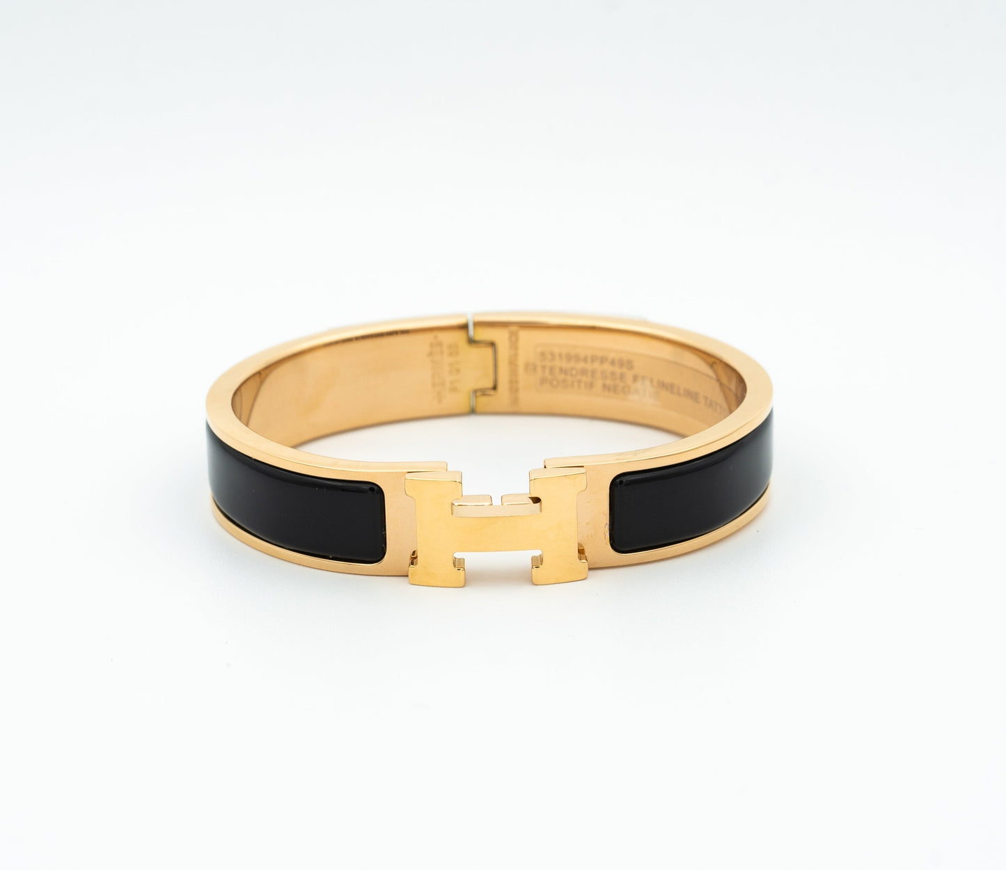 [Glitter Jewelry]H BLACK BRACELET