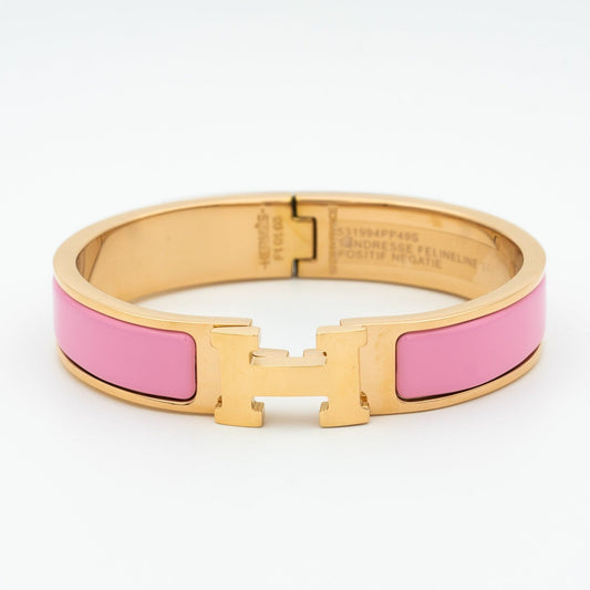 [Glitter Jewelry]H PINK BRACELET