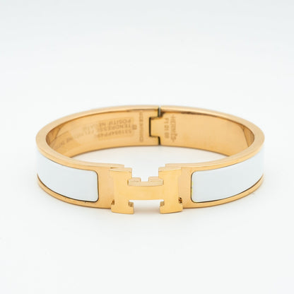 [Glitter Jewelry]H WHITE BRACELET