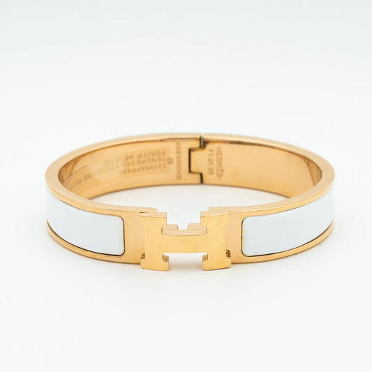 [Glitter Jewelry]H WHITE BRACELET