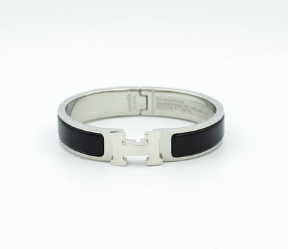 [Glitter Jewelry]H BLACK BRACELET