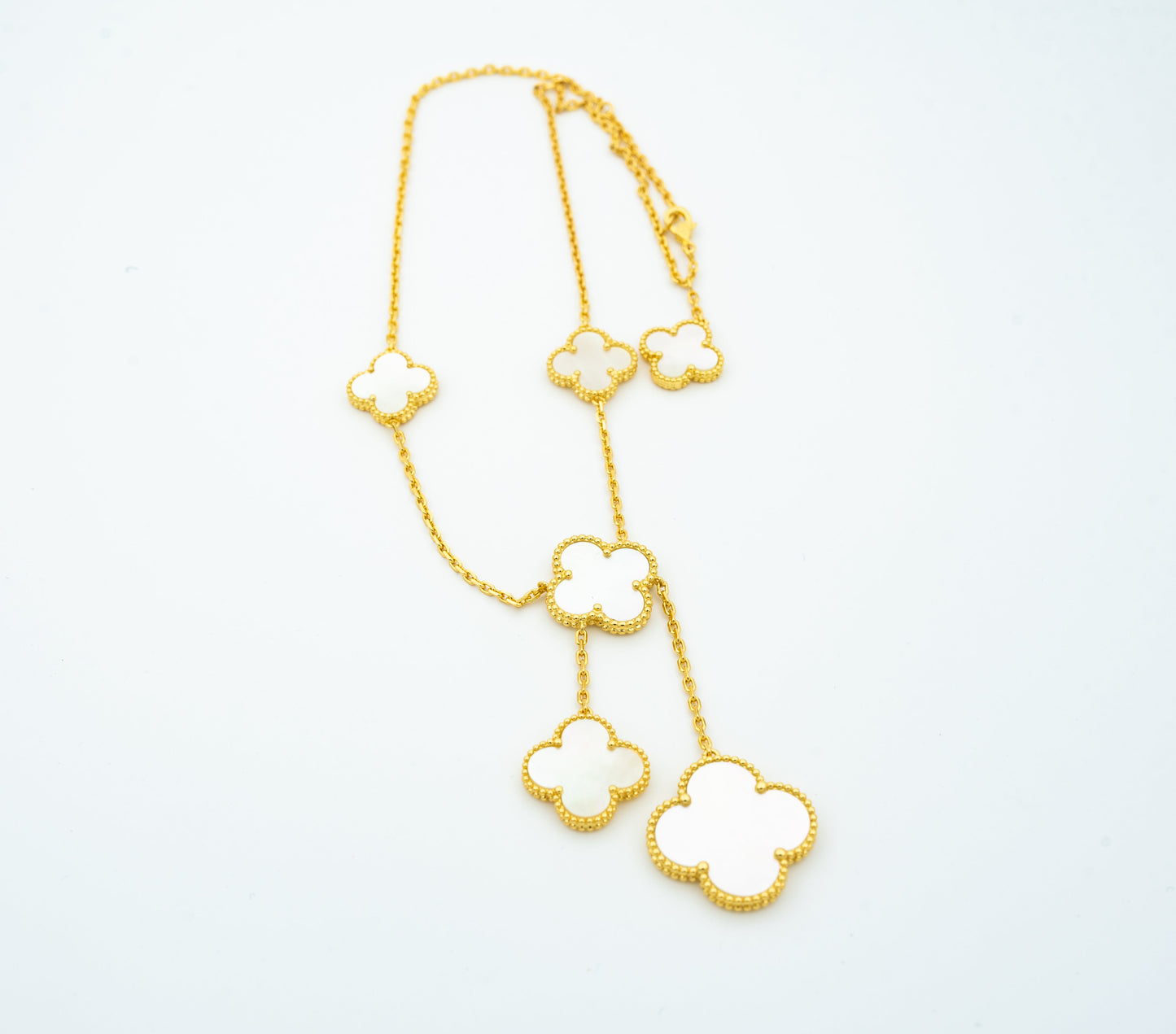 [Glitter Jewelry]CLOVER MOTHER OF PEARL NECKLACE 6 MOTIF