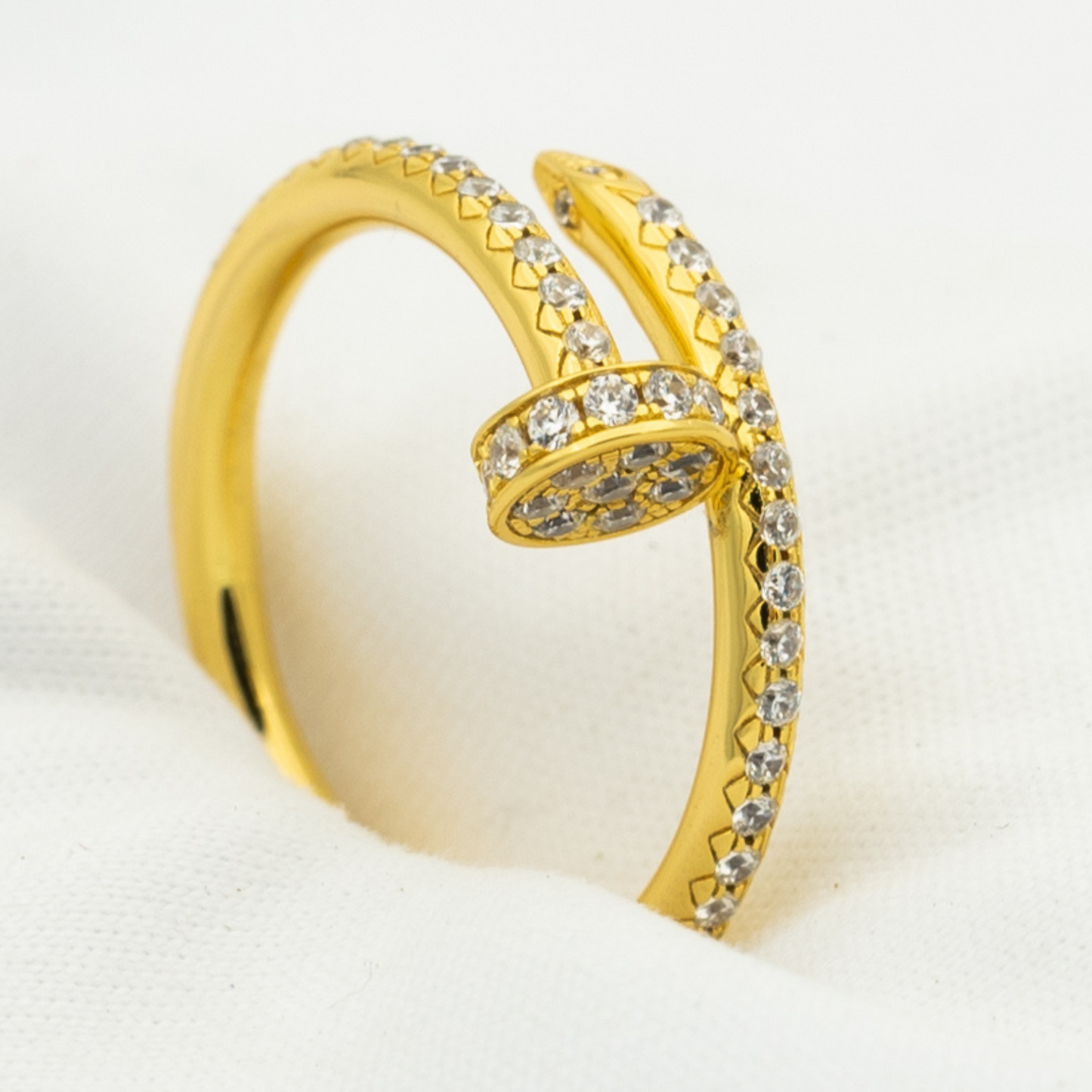 [Glitter Jewelry]JUSTE RING 1.8MM GOLD DIAMONDS