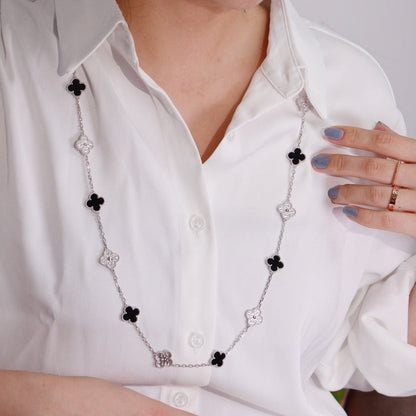 [Glitter Jewelry]CLOVER 20 MOTIFS ONYX DIAMOND SILVER