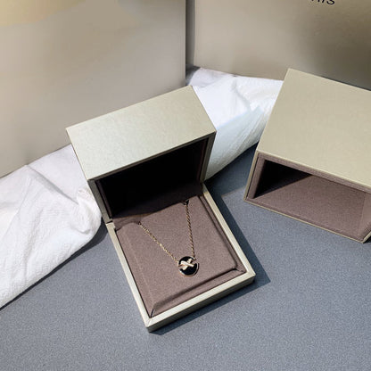 [Glitter Jewelry]JEUX DE PINK GOLD DIAMOND NECKLACE