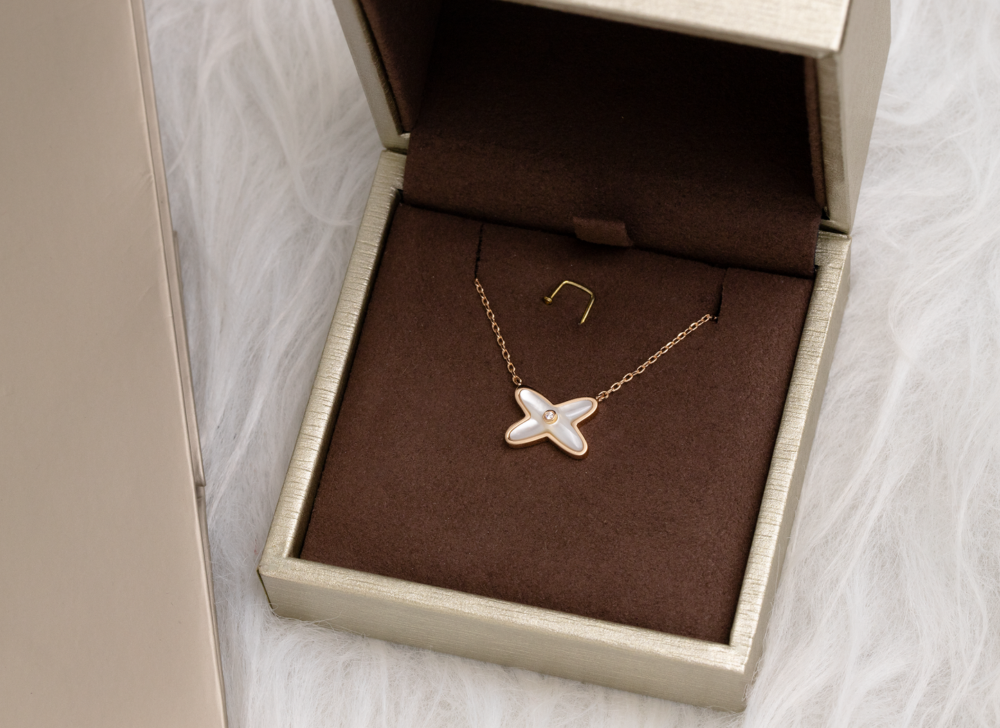 [Glitter Jewelry]JEUX DE NECKLACE 1 DIAMOND