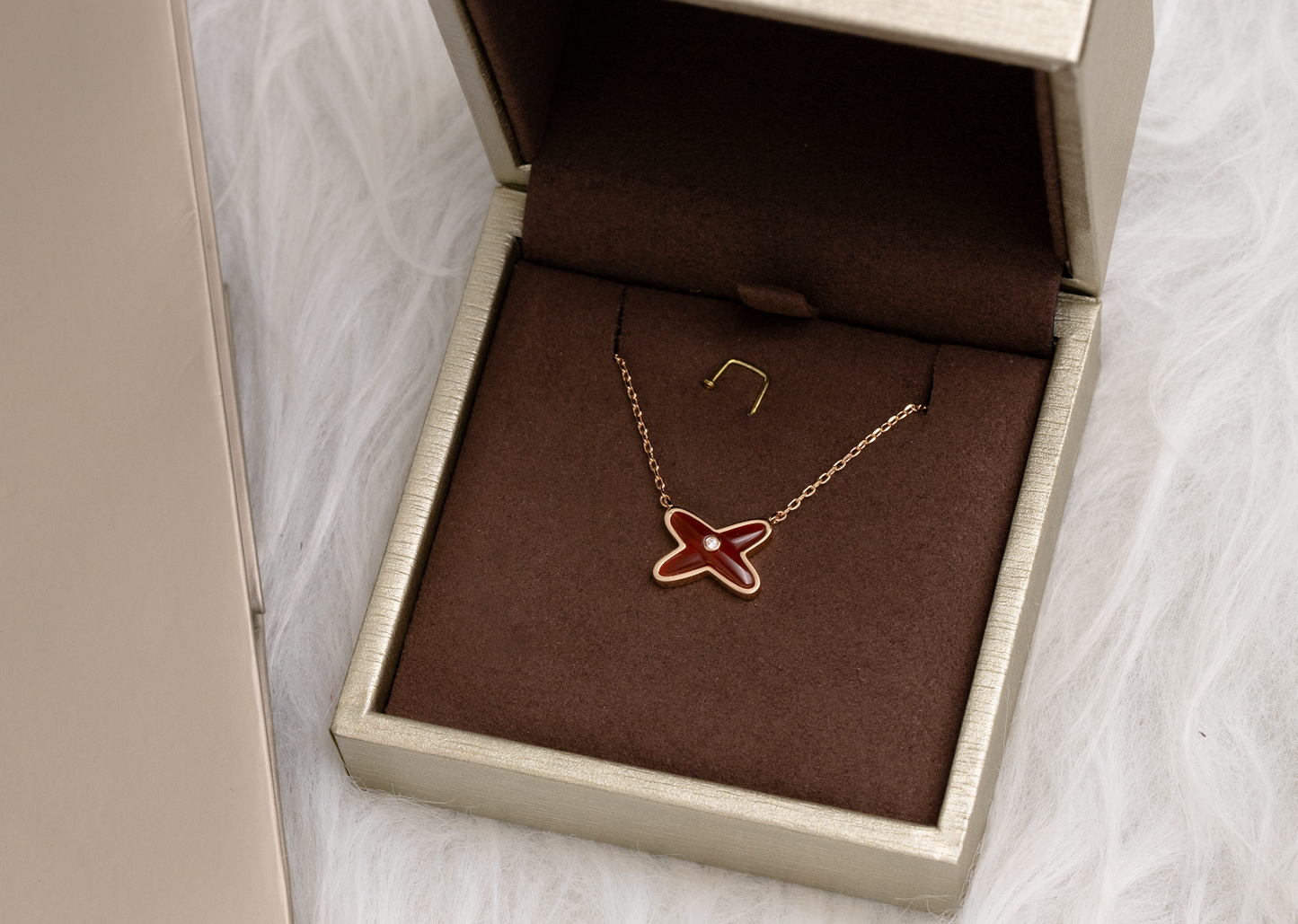 [Glitter Jewelry]JEUX DE NECKLACE 1 DIAMOND