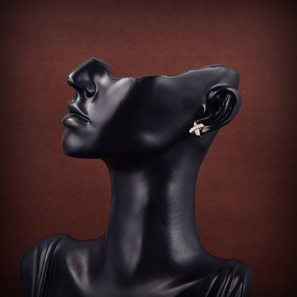 [Glitter Jewelry]JEUX DE GOLD DIAMOND EARRINGS