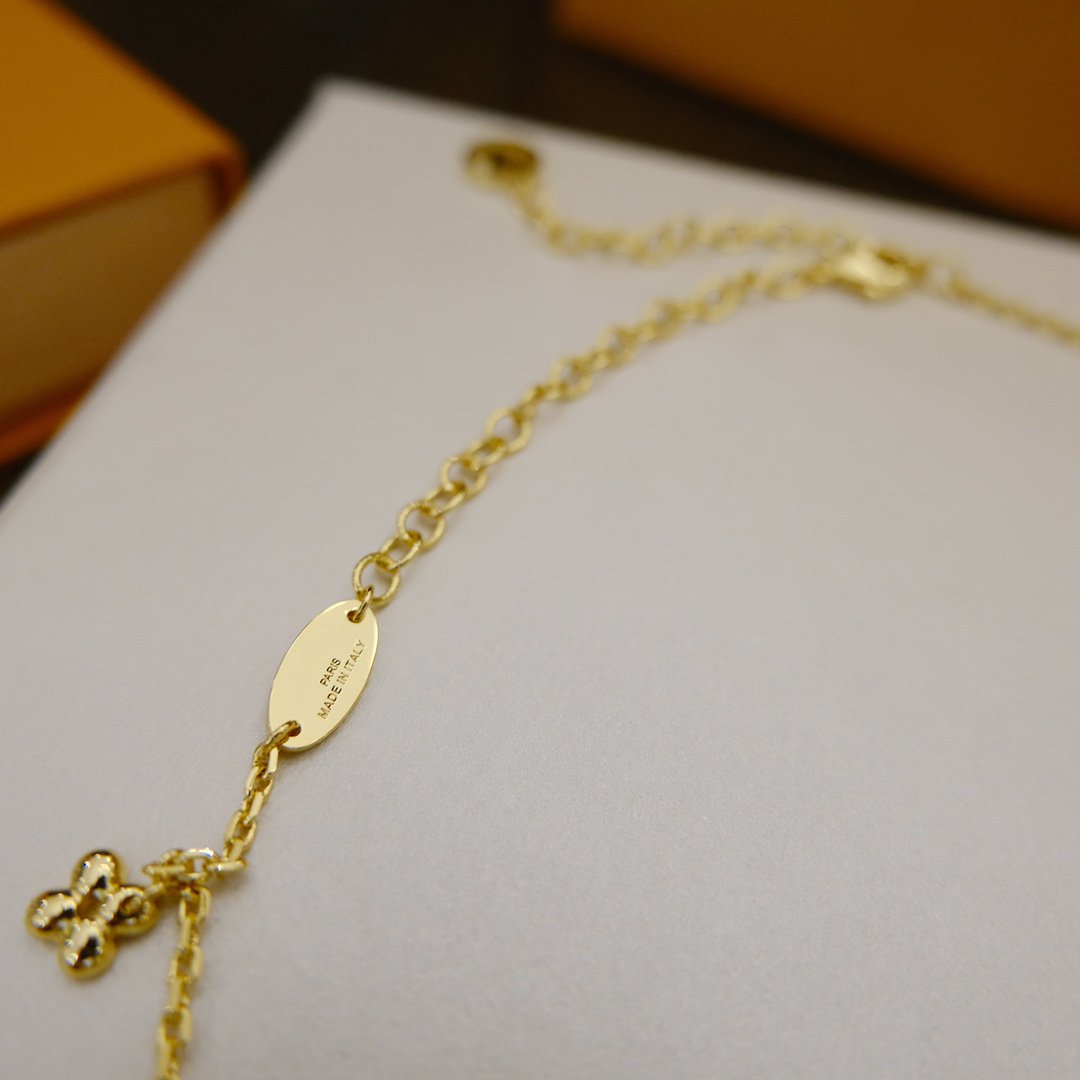 [Glitter Jewelry]BLOOMING SUPPLE NECKLACE BRASS
