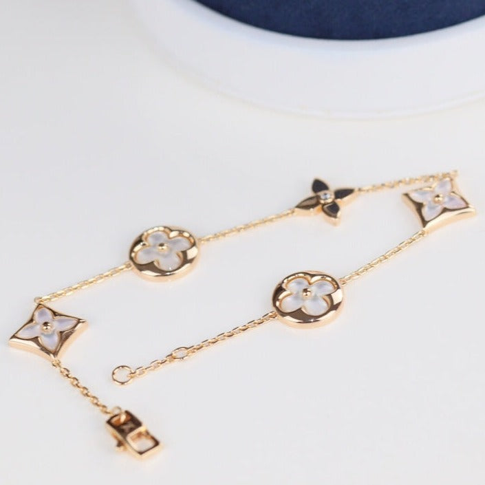 [Glitter Jewelry]LEAF CLOVER BRACELET