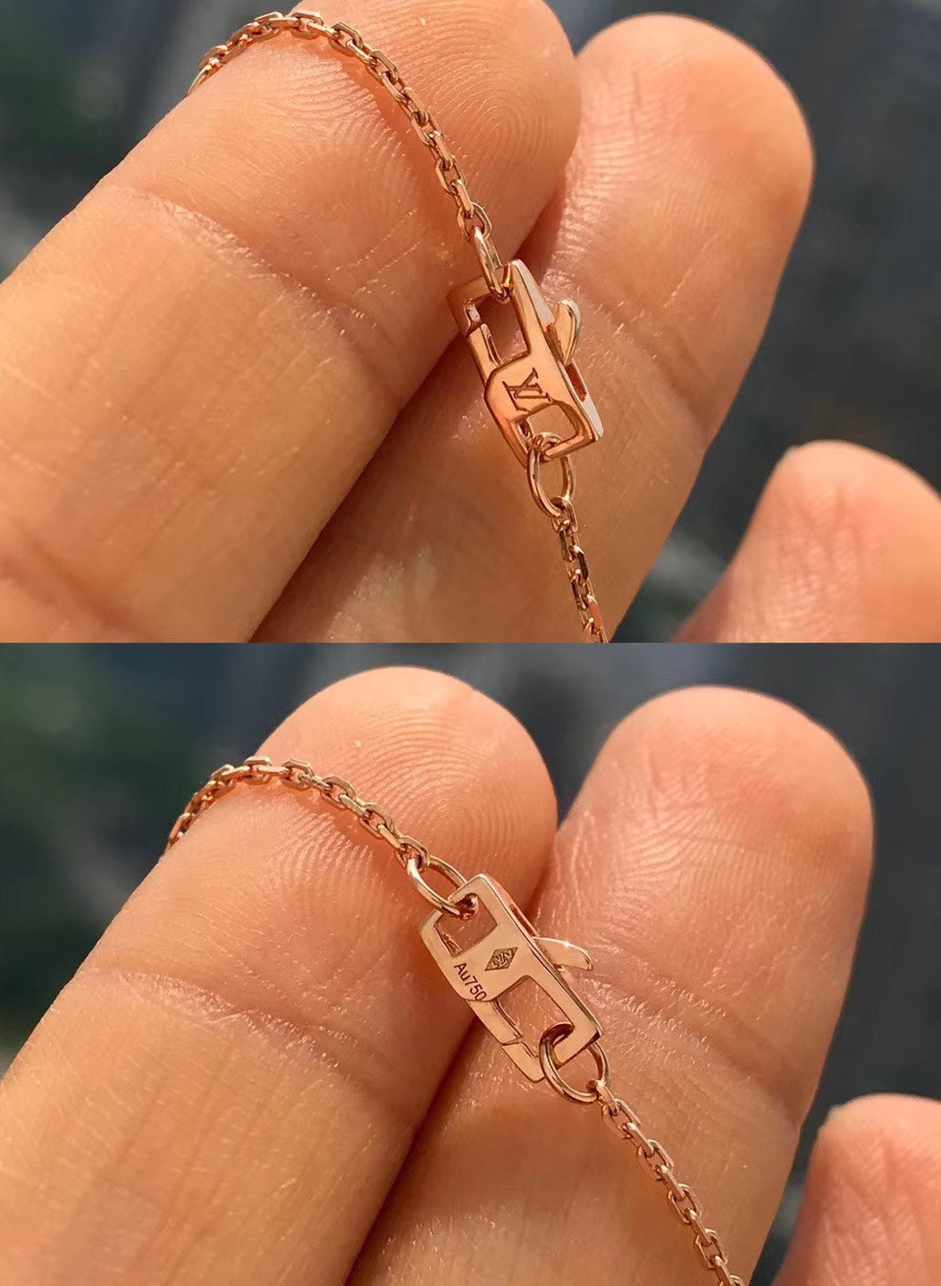 [Glitter Jewelry]BLOSSOM PENDANT PINK GOLD AND DIAMOND