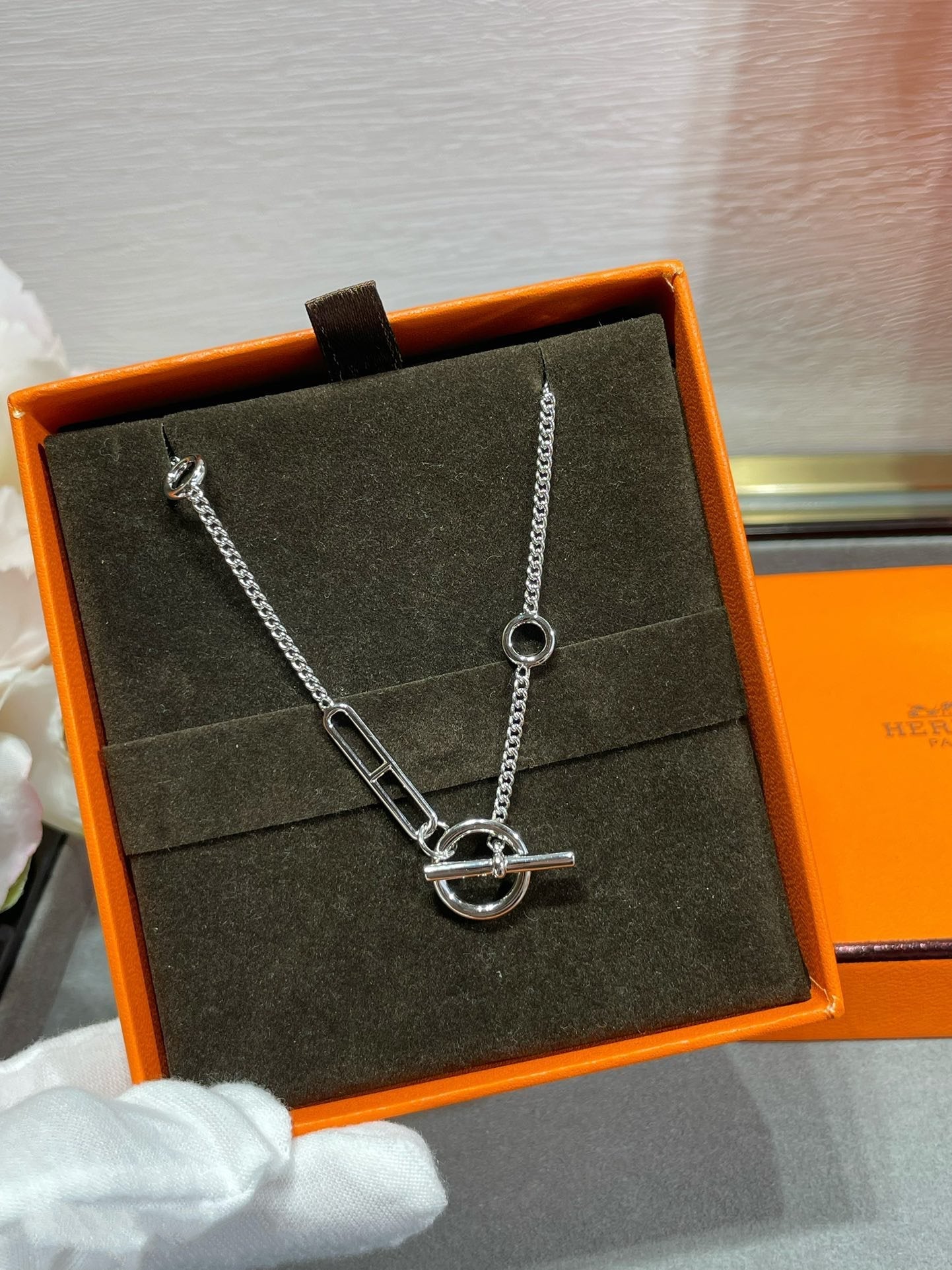 [Glitter Jewelry]HM STERLING CHAINE D'ANCRE HEART