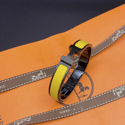 [Glitter Jewelry]CLIC HM SO BLACK YELLOW BRACELET