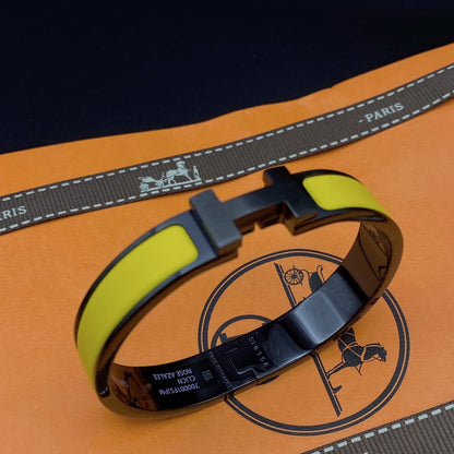 [Glitter Jewelry]CLIC HM SO BLACK YELLOW BRACELET