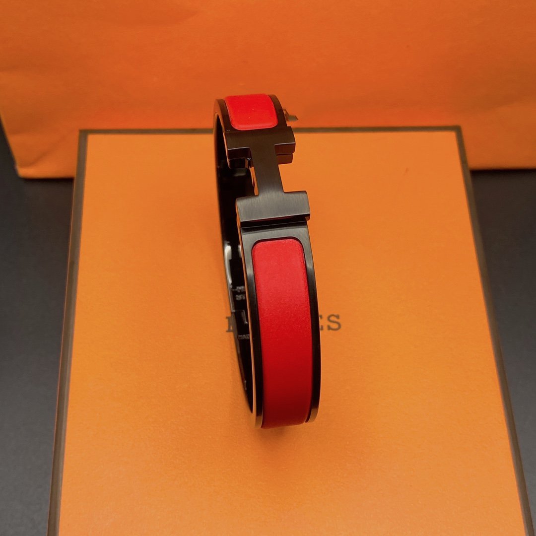 [Glitter Jewelry]CLIC HM SO BLACK RED BRACELET