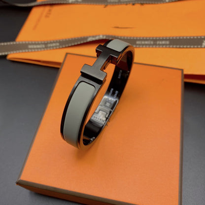 [Glitter Jewelry]CLIC HM SO BLACK GREY BRACELET