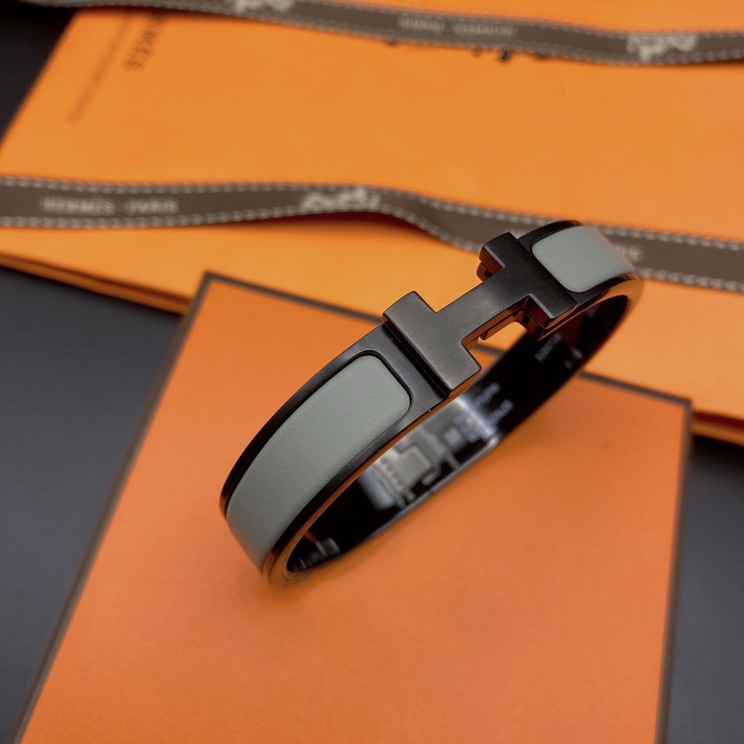 [Glitter Jewelry]CLIC HM SO BLACK GREY BRACELET
