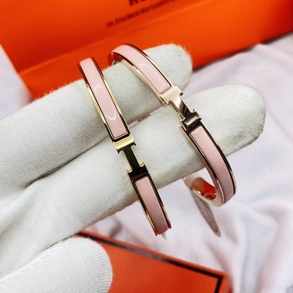 [Glitter Jewelry]CLASSIC HM CLIC  PINK 8MM ENAMEL BRACELET