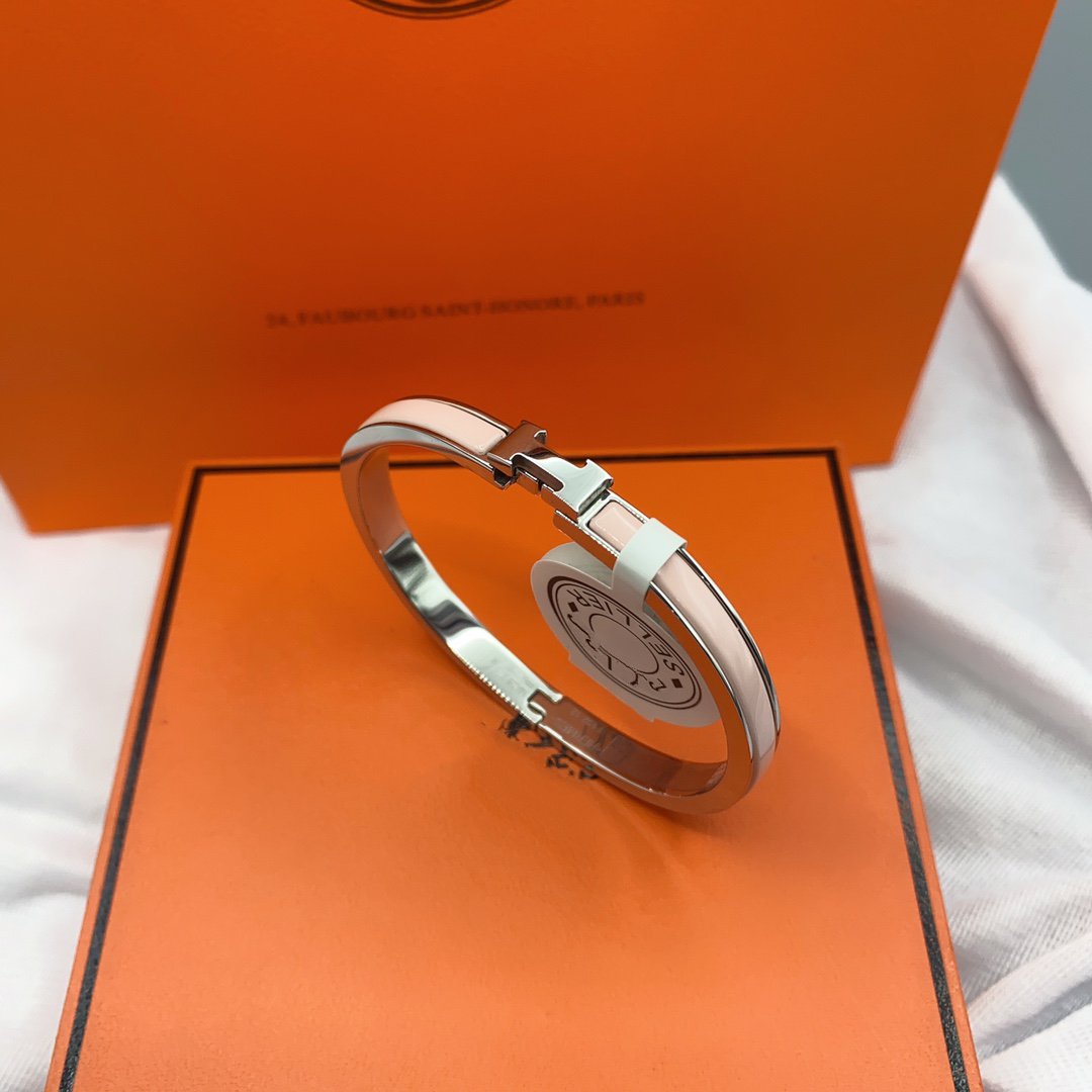[Glitter Jewelry]CLASSIC HM CLIC  PINK 8MM ENAMEL BRACELET