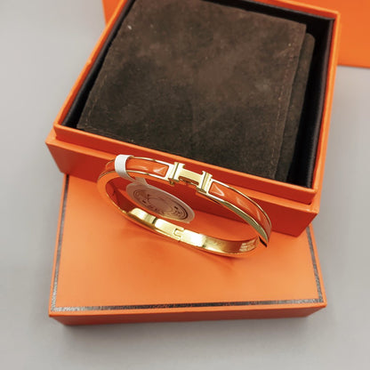[Glitter Jewelry]CLASSIC HM CLIC RED 8MM ENAMEL BRACELET