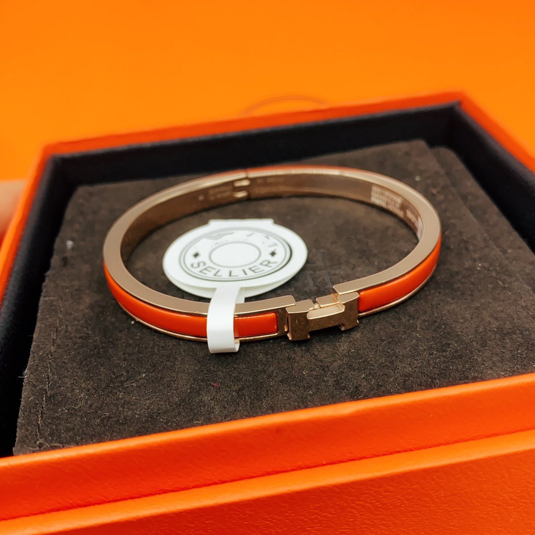 [Glitter Jewelry]CLASSIC HM CLIC RED 8MM ENAMEL BRACELET