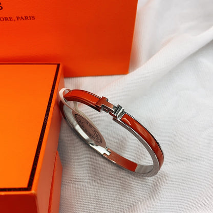 [Glitter Jewelry]CLASSIC HM CLIC RED 8MM ENAMEL BRACELET