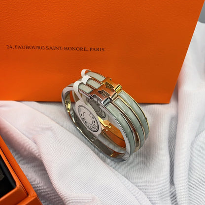 [Glitter Jewelry]CLASSIC HM CLIC GREEN 8MM ENAMEL BRACELET