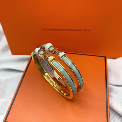 [Glitter Jewelry]CLASSIC HM CLIC GREEN 8MM ENAMEL BRACELET