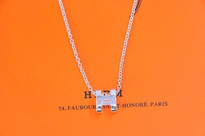 [Glitter Jewelry]HM NECKLACE H LETTER OVAL SERIES