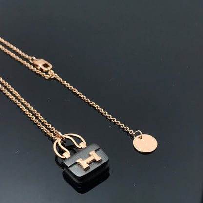 [Glitter Jewelry]WOMEN'S HM AMULETTES CONSTANCE PENDANT NECKLACE