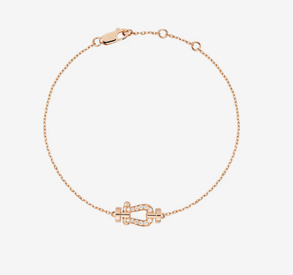 [Glitter Jewelry]FORCE 10 FULL DIAMOND BUCKLE CHAIN LINK MINI MODEL