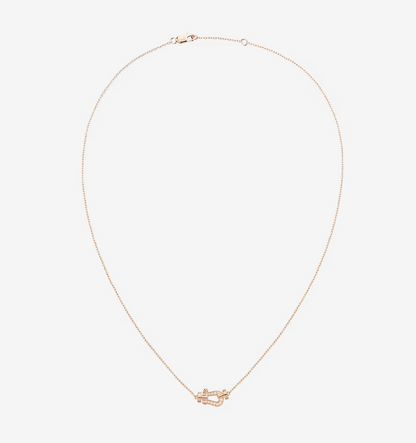 [Glitter Jewelry]FORCE 10 DIAMOND PINK GOLD NECKLACE MINI MODEL